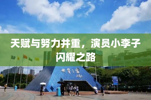 天赋与努力并重，演员小李子闪耀之路