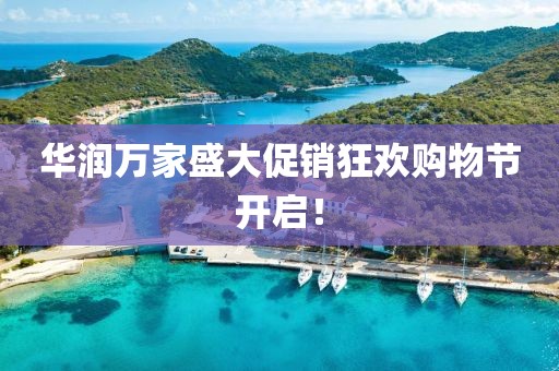 华润万家盛大促销狂欢购物节开启！