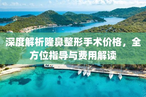 深度解析隆鼻整形手术价格，全方位指导与费用解读