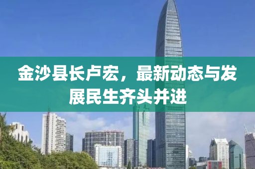 金沙县长卢宏，最新动态与发展民生齐头并进