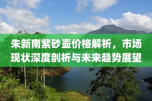 朱新南紫砂壶价格解析，市场现状深度剖析与未来趋势展望