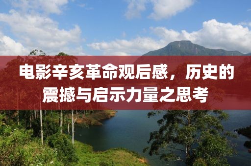电影辛亥革命观后感，历史的震撼与启示力量之思考