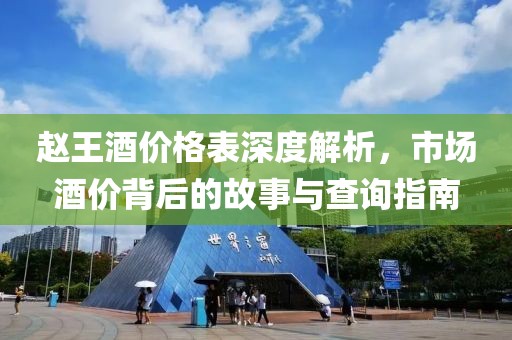 赵王酒价格表深度解析，市场酒价背后的故事与查询指南