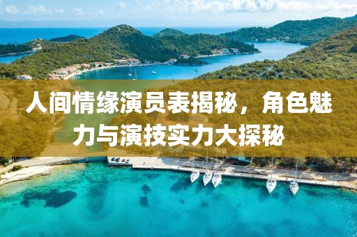 人间情缘演员表揭秘，角色魅力与演技实力大探秘