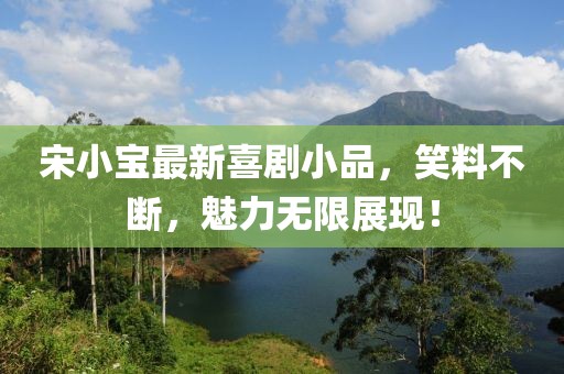 宋小宝最新喜剧小品，笑料不断，魅力无限展现！