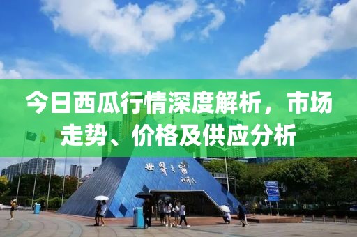 今日西瓜行情深度解析，市场走势、价格及供应分析