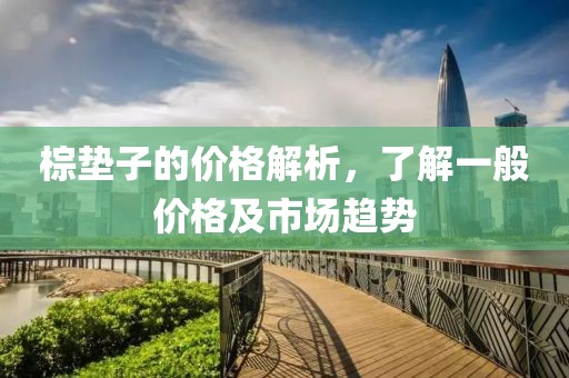 棕垫子的价格解析，了解一般价格及市场趋势