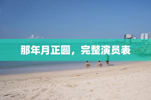 那年月正圆，完整演员表