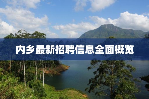 内乡最新招聘信息全面概览
