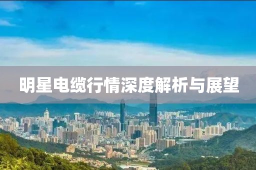 明星电缆行情深度解析与展望