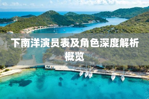 下南洋演员表及角色深度解析概览