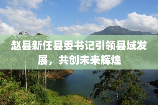 赵县新任县委书记引领县域发展，共创未来辉煌
