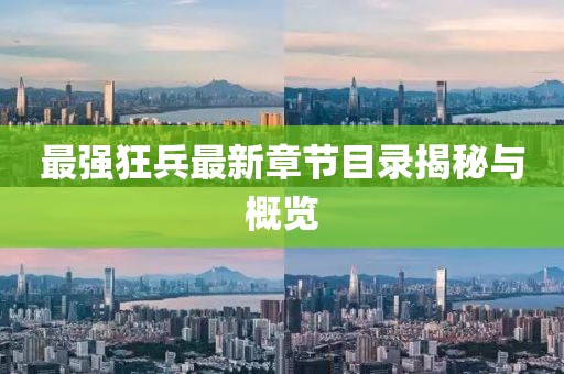 最强狂兵最新章节目录揭秘与概览