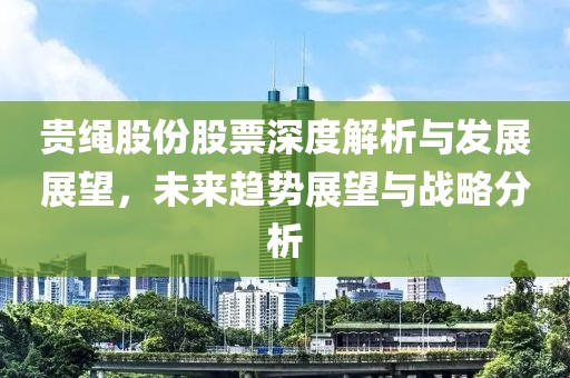 贵绳股份股票深度解析与发展展望，未来趋势展望与战略分析