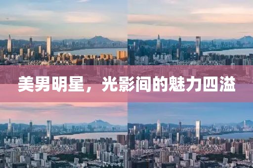 美男明星，光影间的魅力四溢