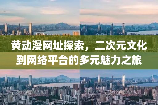 黄动漫网址探索，二次元文化到网络平台的多元魅力之旅