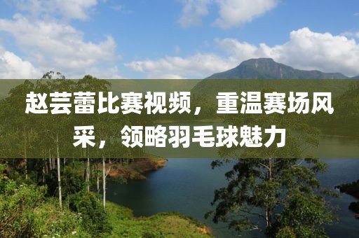 赵芸蕾比赛视频，重温赛场风采，领略羽毛球魅力