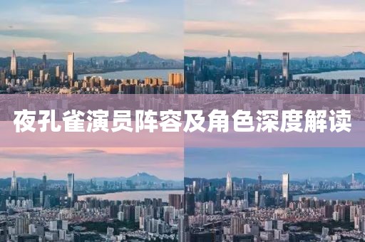 夜孔雀演员阵容及角色深度解读