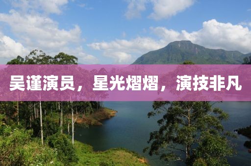 吴谨演员，星光熠熠，演技非凡