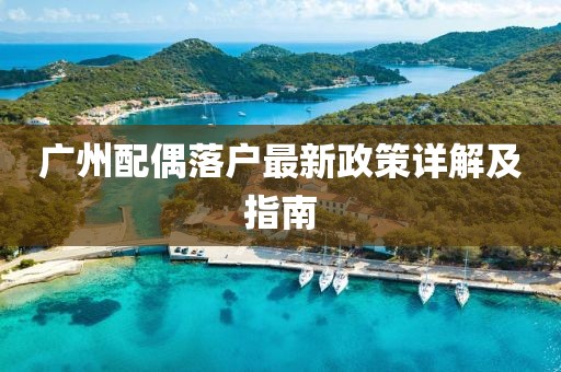 广州配偶落户最新政策详解及指南