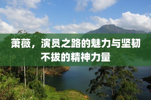 萧薇，演员之路的魅力与坚韧不拔的精神力量