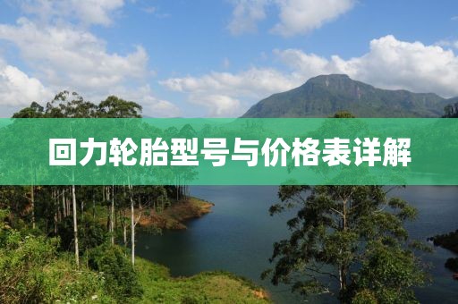 回力轮胎型号与价格表详解