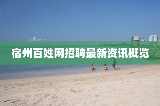 宿州百姓网招聘最新资讯概览