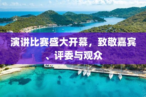 演讲比赛盛大开幕，致敬嘉宾、评委与观众