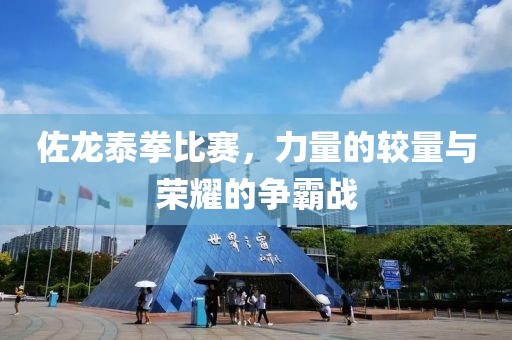 佐龙泰拳比赛，力量的较量与荣耀的争霸战