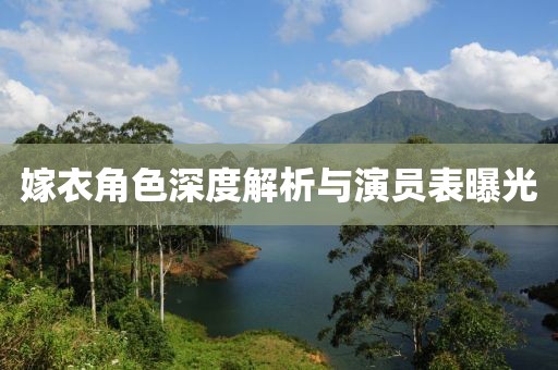 嫁衣角色深度解析与演员表曝光
