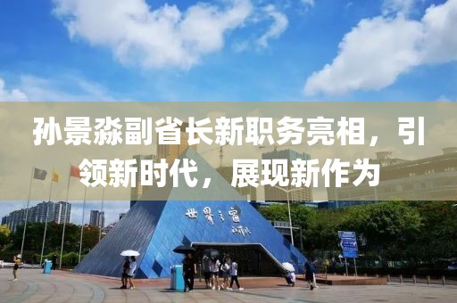 孙景淼副省长新职务亮相，引领新时代，展现新作为