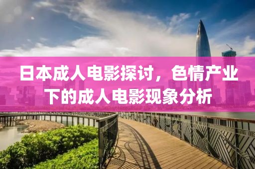 日本成人电影探讨，色情产业下的成人电影现象分析