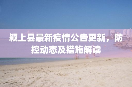 颍上县最新疫情公告更新，防控动态及措施解读