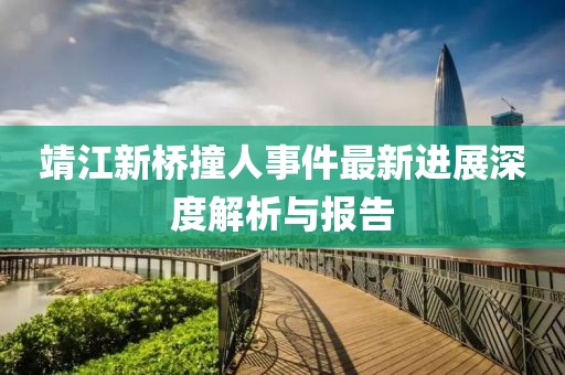 靖江新桥撞人事件最新进展深度解析与报告