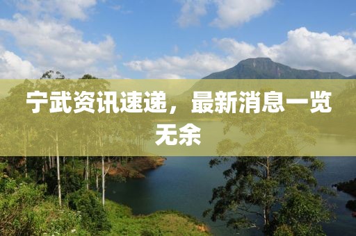 宁武资讯速递，最新消息一览无余