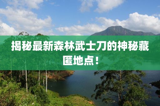 揭秘最新森林武士刀的神秘藏匿地点！