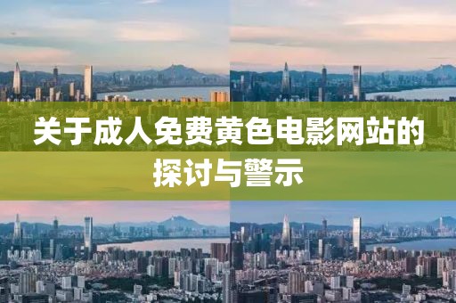 关于成人免费黄色电影网站的探讨与警示