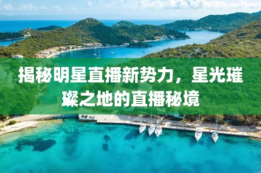 揭秘明星直播新势力，星光璀璨之地的直播秘境