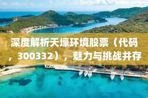 深度解析天壕环境股票（代码，300332），魅力与挑战并存