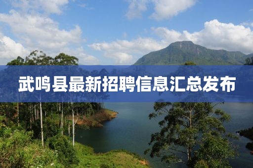 武鸣县最新招聘信息汇总发布