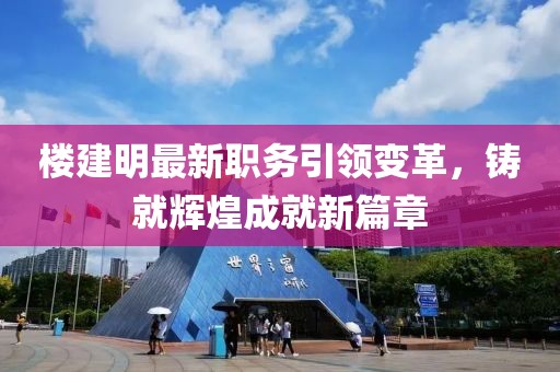 楼建明最新职务引领变革，铸就辉煌成就新篇章