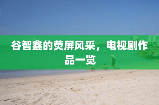 谷智鑫的荧屏风采，电视剧作品一览