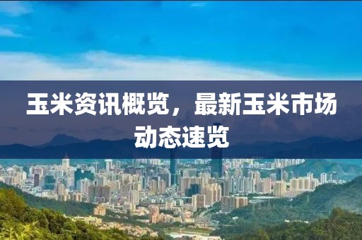 玉米资讯概览，最新玉米市场动态速览