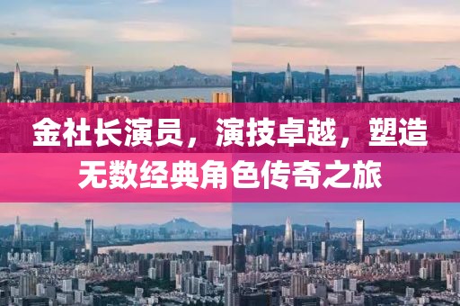 金社长演员，演技卓越，塑造无数经典角色传奇之旅