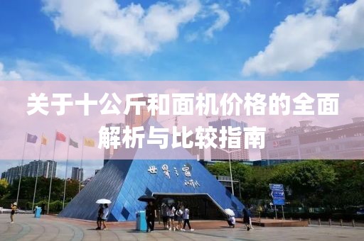 关于十公斤和面机价格的全面解析与比较指南