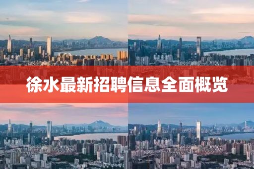 徐水最新招聘信息全面概览