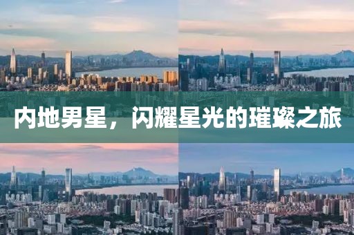 内地男星，闪耀星光的璀璨之旅