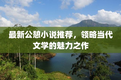 最新公憩小说推荐，领略当代文学的魅力之作