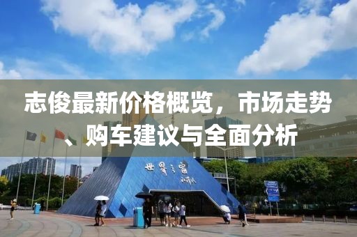 志俊最新价格概览，市场走势、购车建议与全面分析