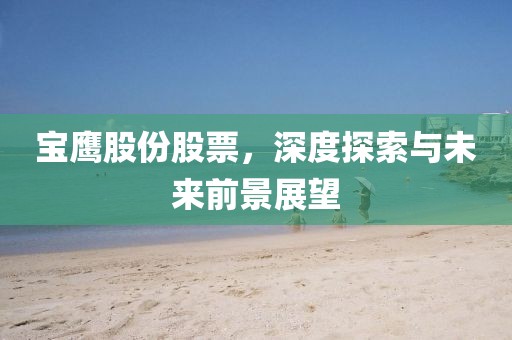 宝鹰股份股票，深度探索与未来前景展望